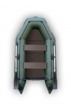 Čln Kolibri KM-260 P zelený, pevná podlaha